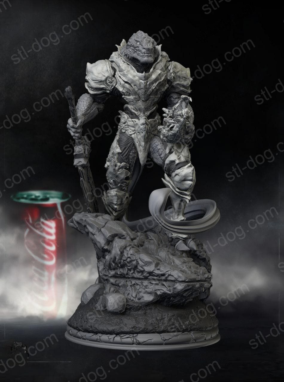 蜥蜴人战士 Warrior Lizardman 3D打印图纸